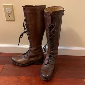 Frye Melissa Tall Lace-up Boots